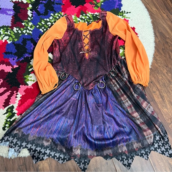 Hocus Pocus Mary Sanderson Girls Halloween Costume Size M